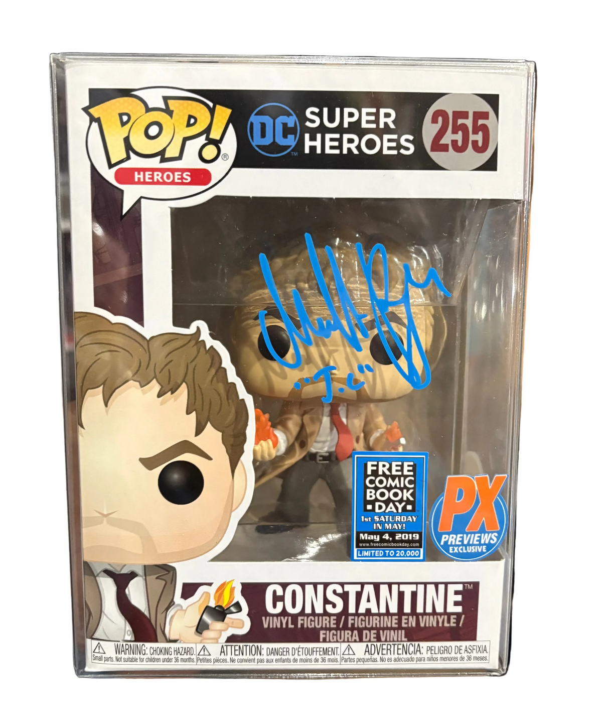 Funko Pop! Constantine (PX Exclusive) [Signed by Matt Ryan - COA] #255