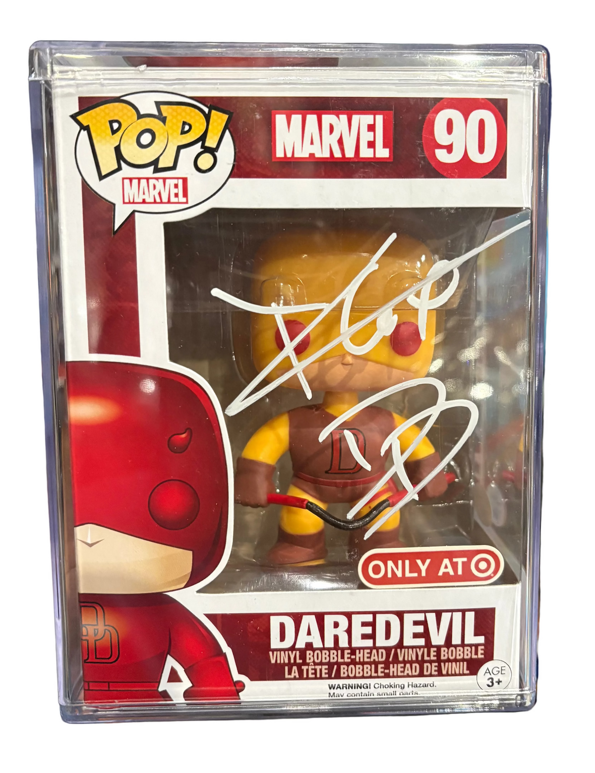 Funko Pop! Daredevil (Target Exclusive) [Signed by Charlie Cox - COA] #90