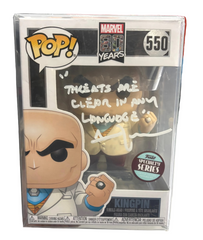 Funko Pop! Kingpin (Signed by Vincent D'onofrio - COA) #550