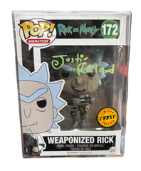 Funko Pop! Weaponized Rick (Chase) [Signed by Justin Roiland - NO COA] #172