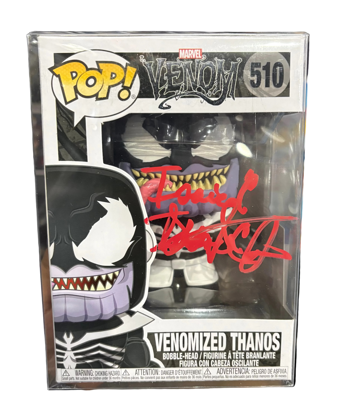Funko Pop! Venomized Thanos (Signed by Isaac Singleton Jr. - COA) #510