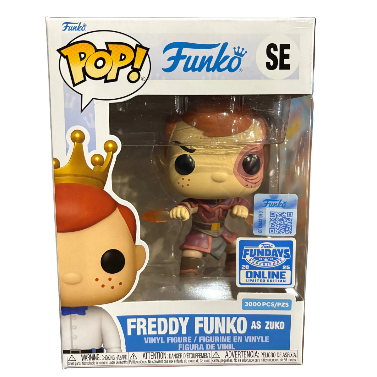 Funko Pop! Freddy Funko as Zuko (2025 Fundays Limited Edition) #SE