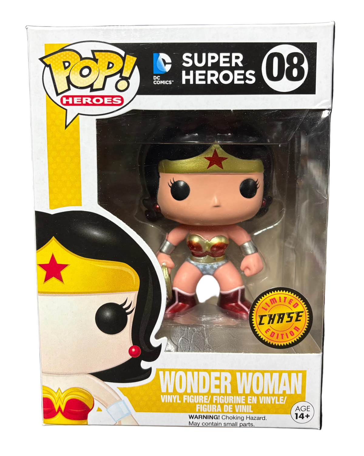 Funko Pop! Wonder Woman (Chase) #08 first edition