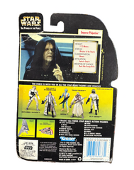 Kenner: Star Wars The Power of the Force: Emperor Palpatine with walking stick - 4" Action Figure (Shelf wear)