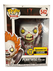 Funko Pop! Pennywise with spider legs (Glows) [Entertainment Earth Exclusive] #542 (Box Damage)