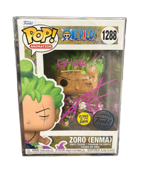 Funko Pop! Zoro (Enma) [Glow - Special Edition] (Signed by Christoper Sabat - No COA) #1288