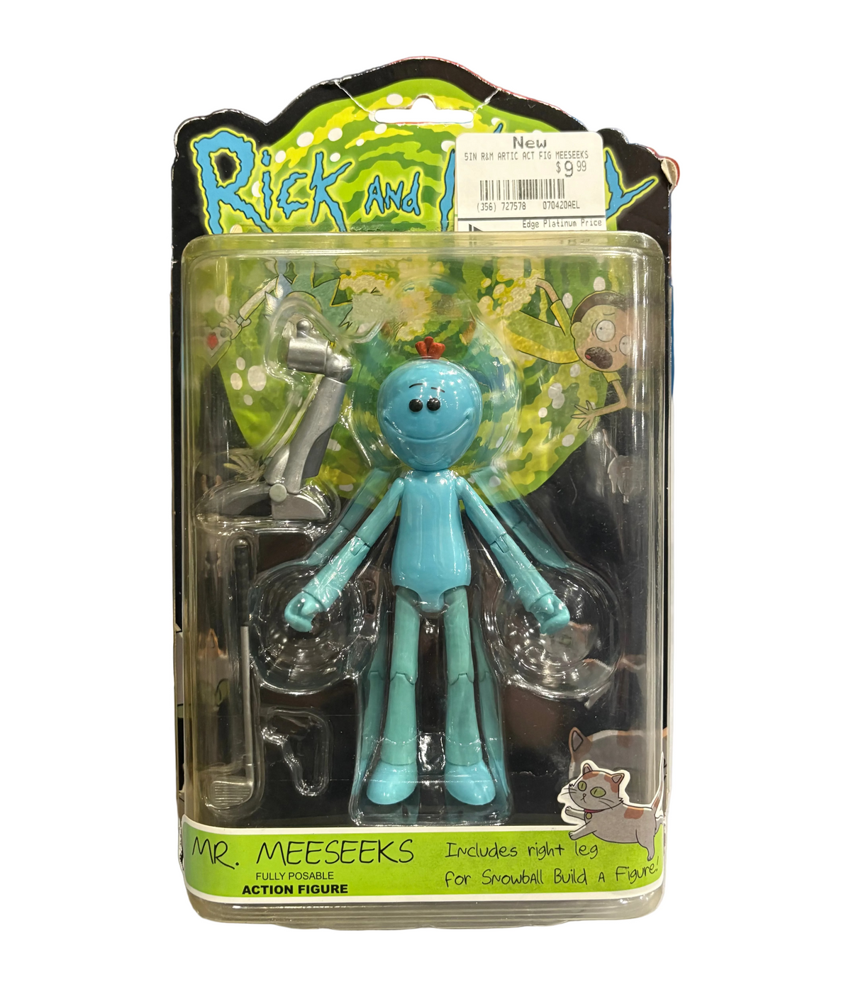 Funko Action Figure: Mr. Meeseeks 5-inch (shelf wear)