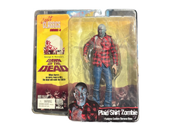 NECA: Dawn of the Dead - Plaid Shirt Zombie - Cult Classics series 4-inch figure (shelf wear)