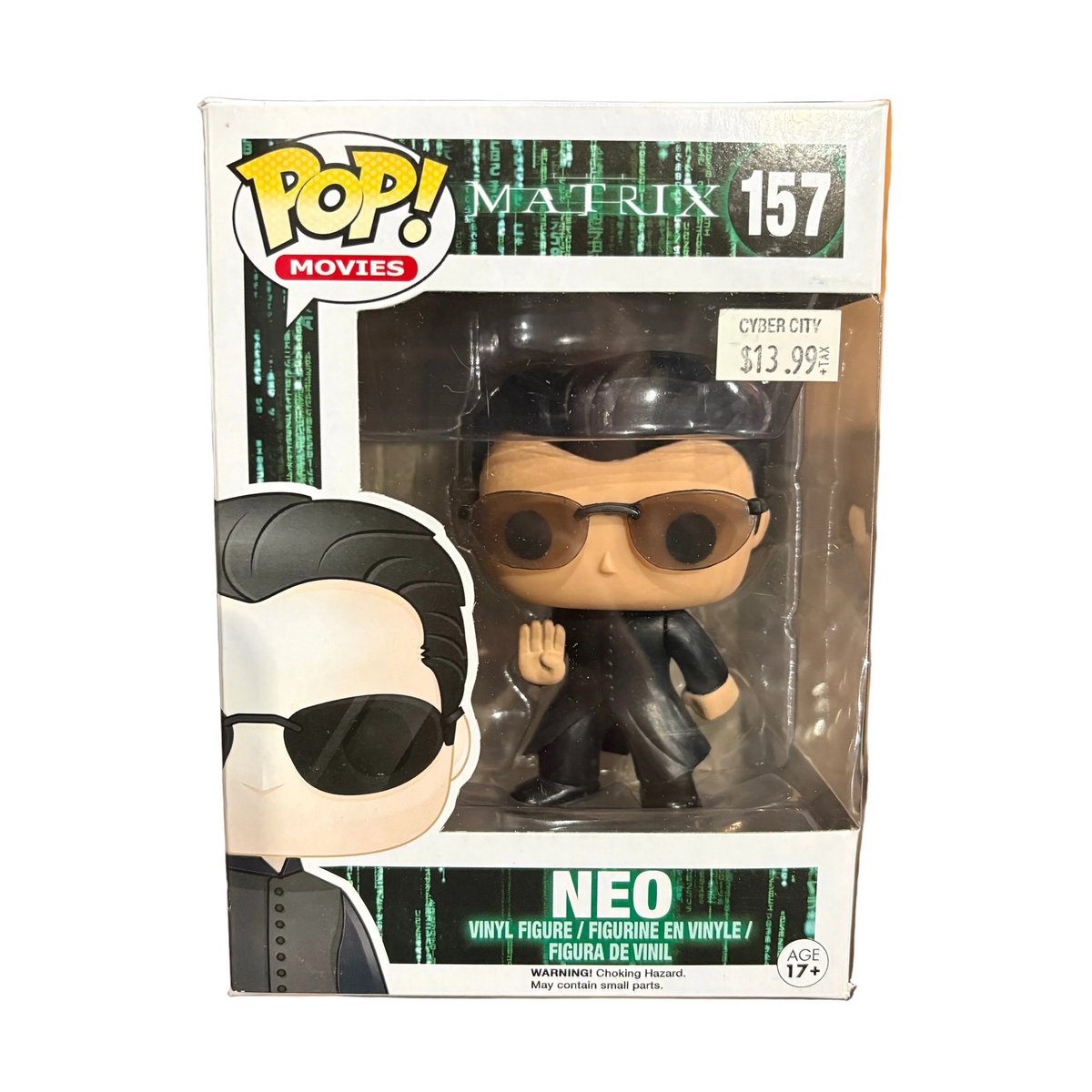 Funko Pop! Matrix: Neo #157 (shelf wear)