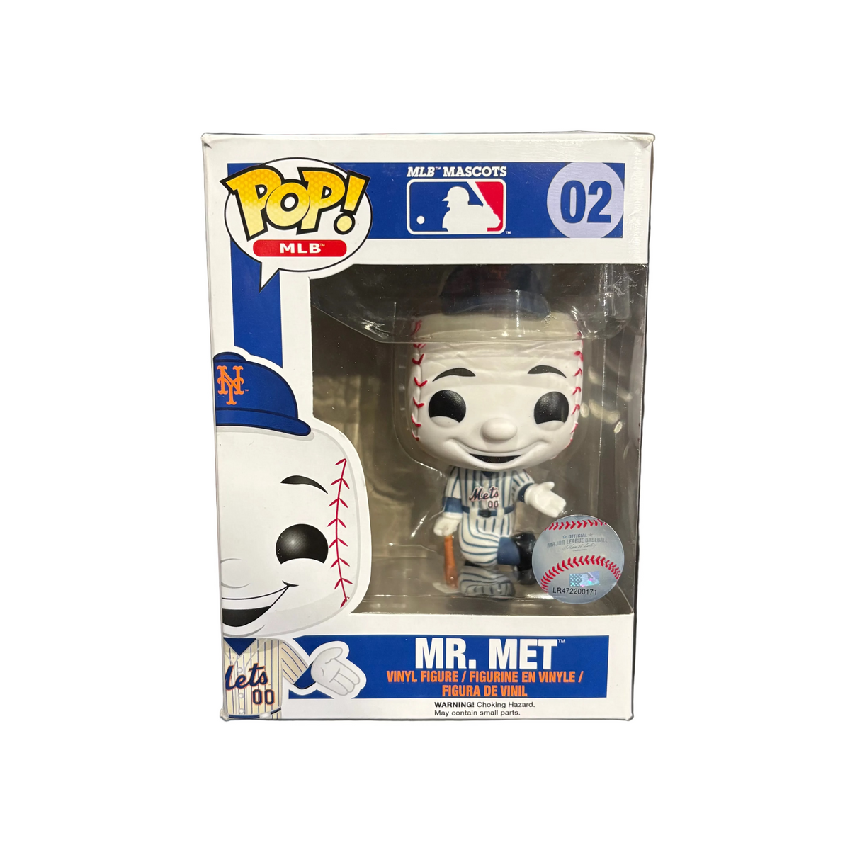 Funko Pop! MLB Mascots: Mr. Met #02 (minor box damage)