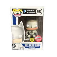 Funko Pop! Dc Comics: White Lantern: Batman (Glows) [Fugitive Toys Exclusive] #58