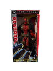 NECA: Epic Marvel Deadpool Super Poseable Bad@ss Ultimate Collector's 1/4 Scale Action Figure (some box damage)