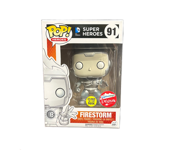 Funko Pop! DC Super Heroes: Firestorm (Glows) [Fugitivetoys Exclusive] #91