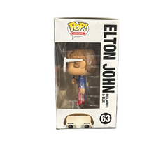 Funko Pop! Elton John Red,White & Blue (Glitter) [F.Y.E. Exclusive] #63 (minor shelf wear)