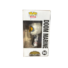 Funko Pop! Doom: Doom Marine (GameStop Exclusive) #90 Shelf wear