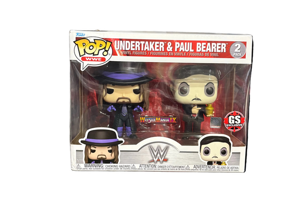 Funko Pop! WWE: Undertaker and Paul Bearer (Eb Exclusive) [2-Pack] (some box damage)
