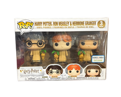 Funko Pop! Harry Potter: Harry Potter, Ron Weasley and Hermione Granger (Barnes & Noble Exclusive) [3-Pack] (minor water damage)