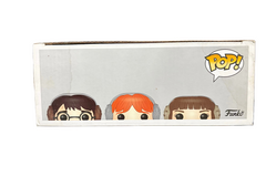 Funko Pop! Harry Potter: Harry Potter, Ron Weasley and Hermione Granger (Barnes & Noble Exclusive) [3-Pack] (minor water damage)
