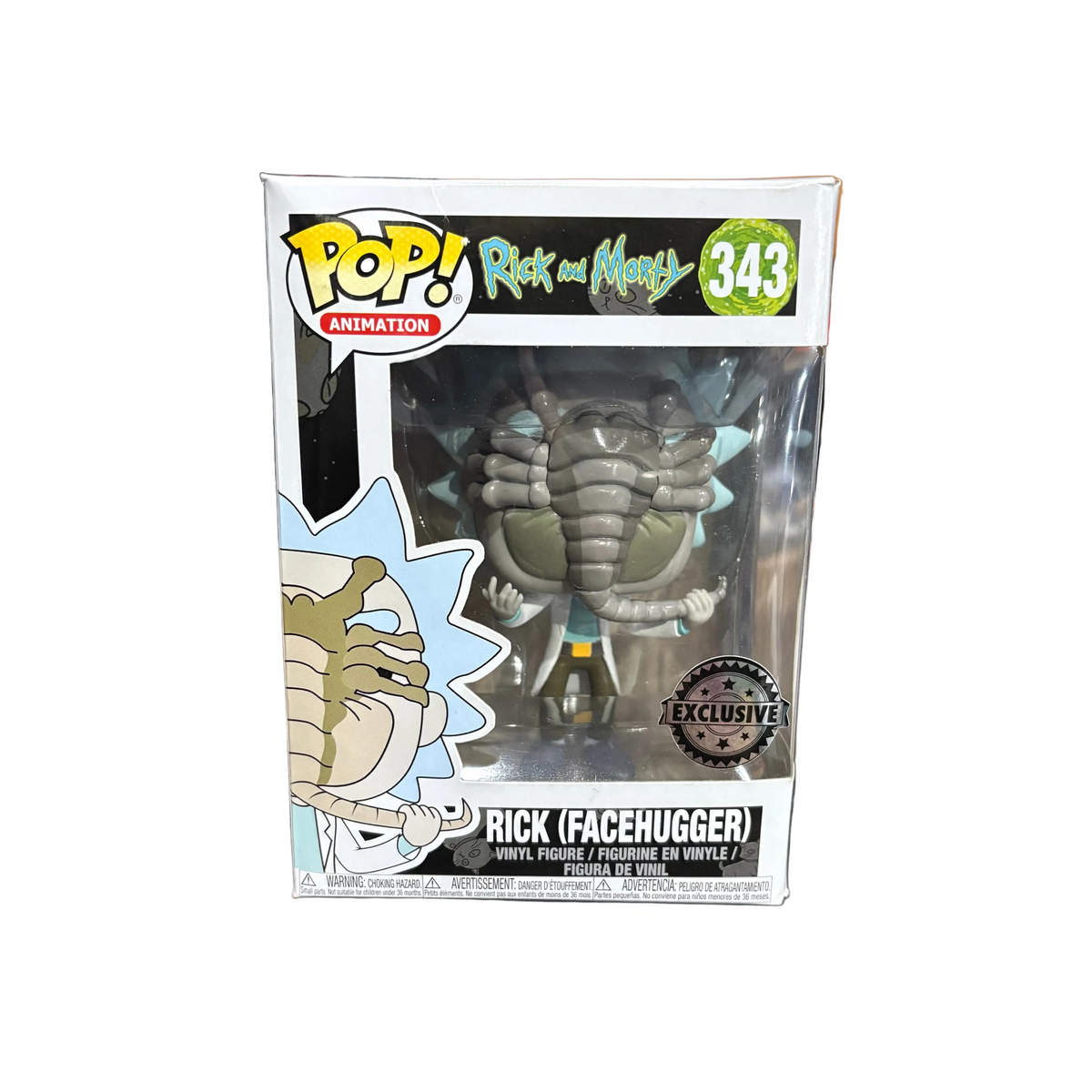 Funko Pop! Rick and Morty: Rick (Facehugger) (Exclusive) #343