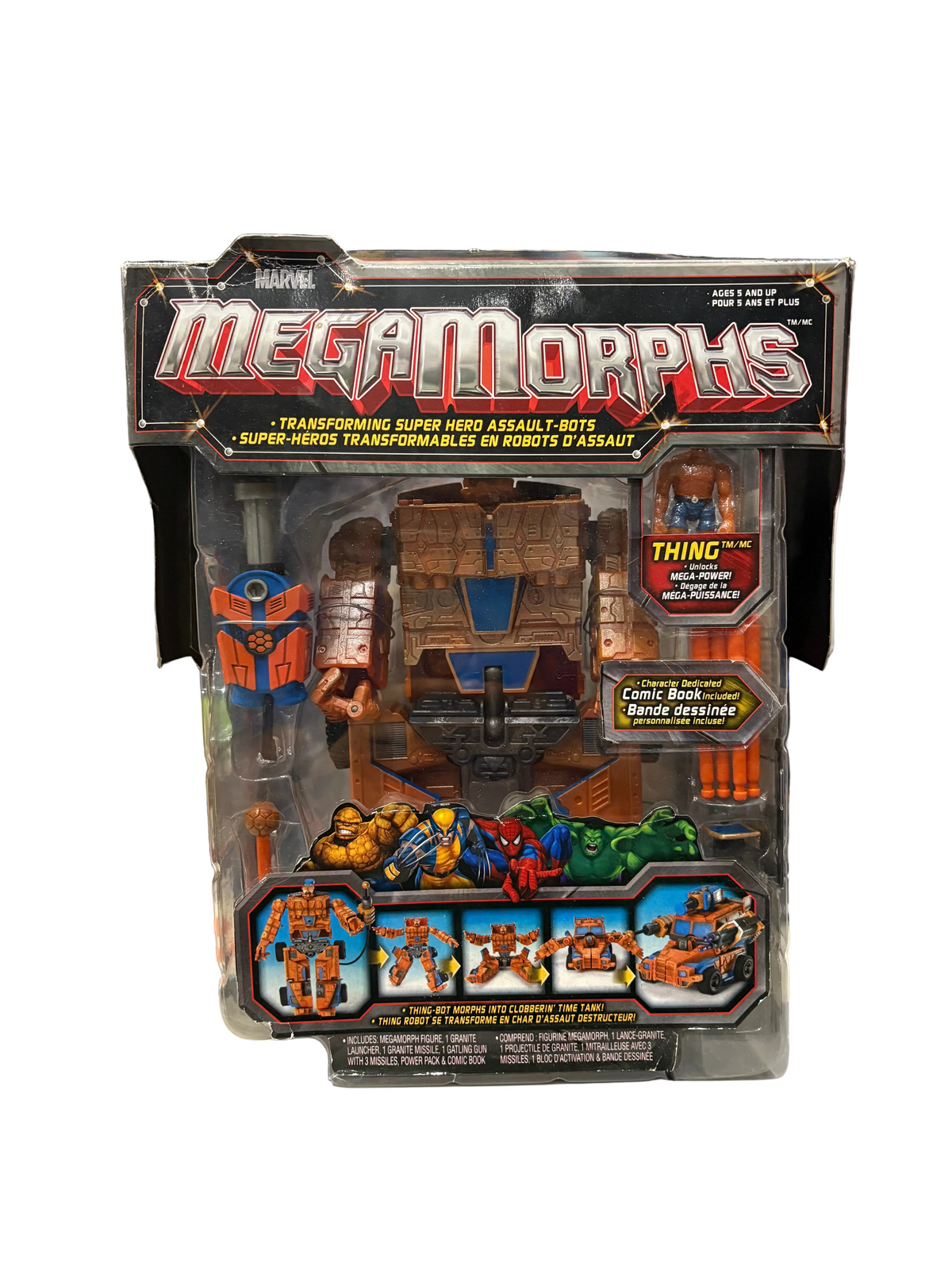 Toy Biz: Marvel Megamorphs - Thing (shelf wear)