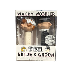 Pez Bride & Groom Limited Edition 5000 sets - Wacky Wobbler (minor box damage) (not sealed)
