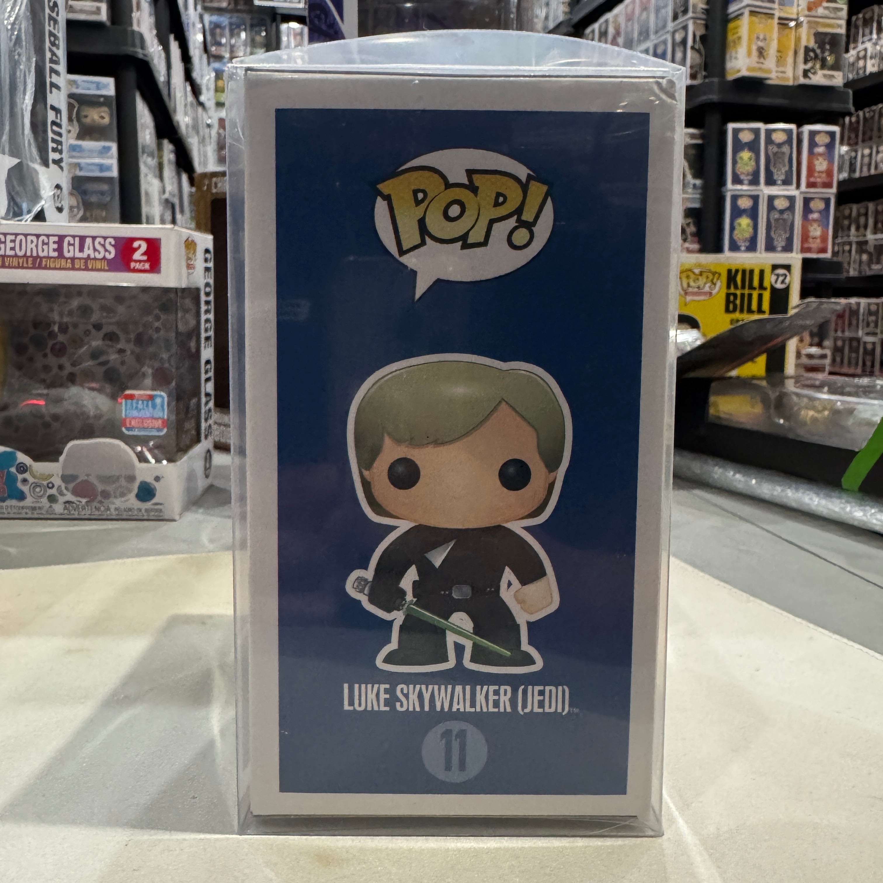 Luke Skywalker Star Wars Funko Pop #11 , Authentic Pop Life Sticker