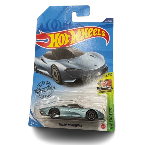 Hot Wheels McLaren Speedtail, [Steel Blue] 227/250 Exotics 2/10