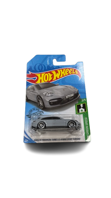 Hot Wheels Grey Porsche Panamera Turbo S Hybrid Sport Turismo Kid Diecast Car