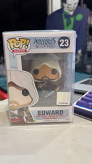 Funko Pop Games Assassin's Creed Edward #23 Action Figure PopLife Sticker!