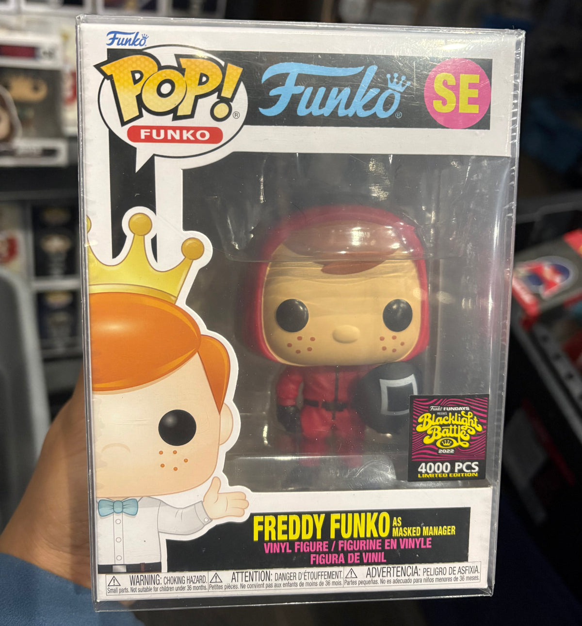 Funko Pop! Freddy Funko as Square Masked Soldier (Limited Edition) SE