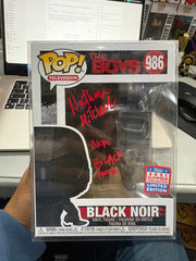 Funko Pop! Black Noir (2021 Summer Convention) #986 [Signed by Nathan Mitchell]