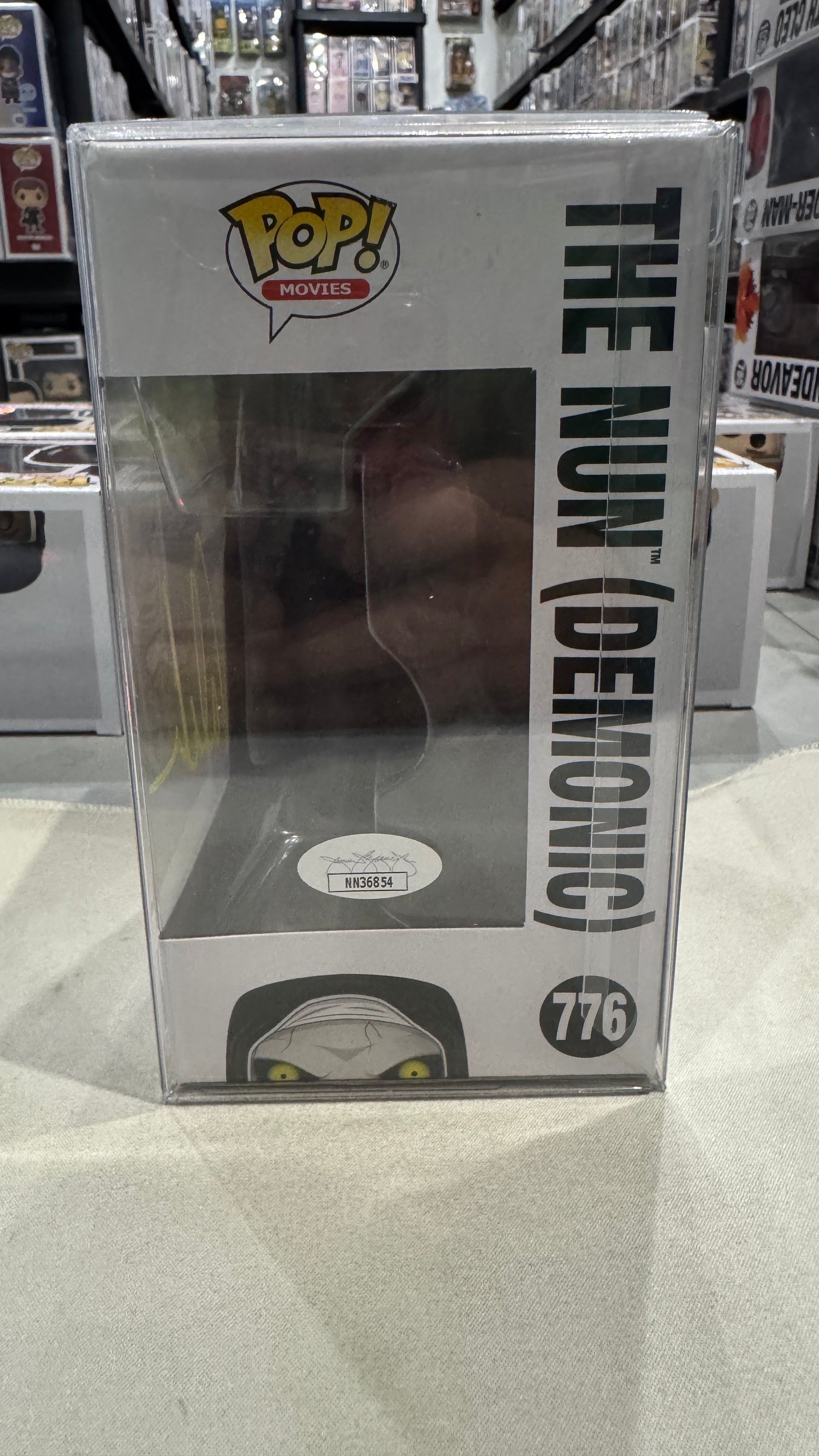 Funko Pop - The Nun (Demonic) 776 - NIB - Signed by Bonnie Aarons - With JSA COA