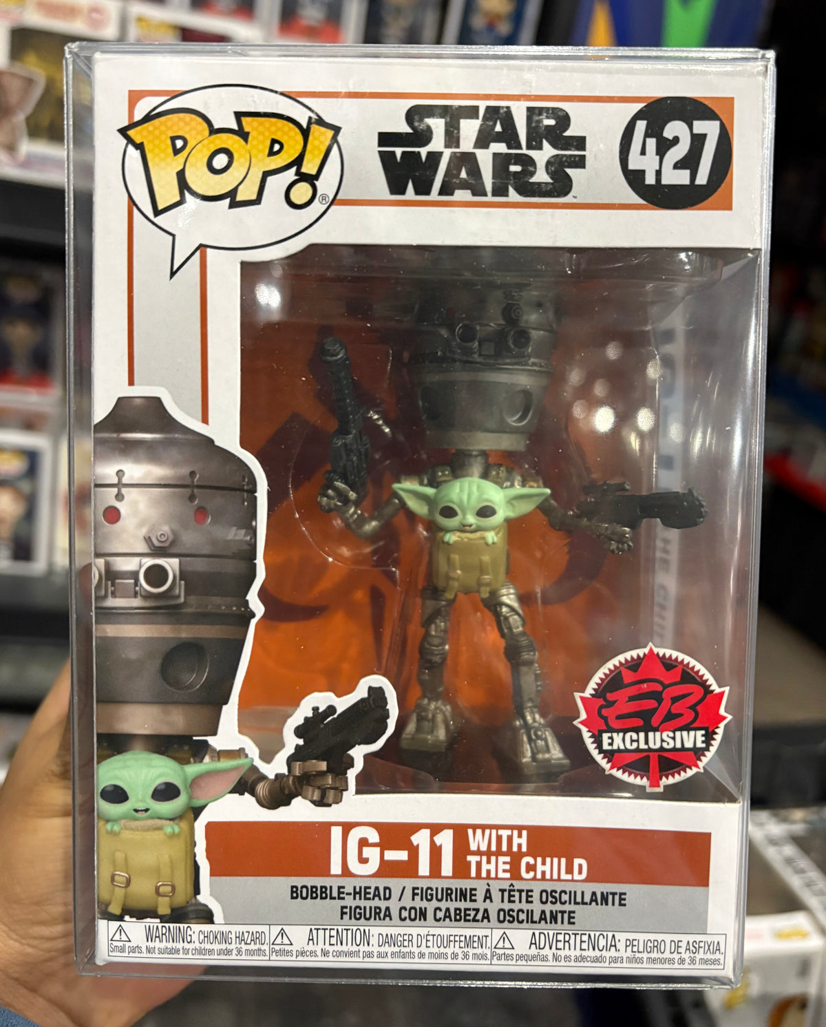 Funko Pop! IG-11 with The Child (EB Exclusive) #427