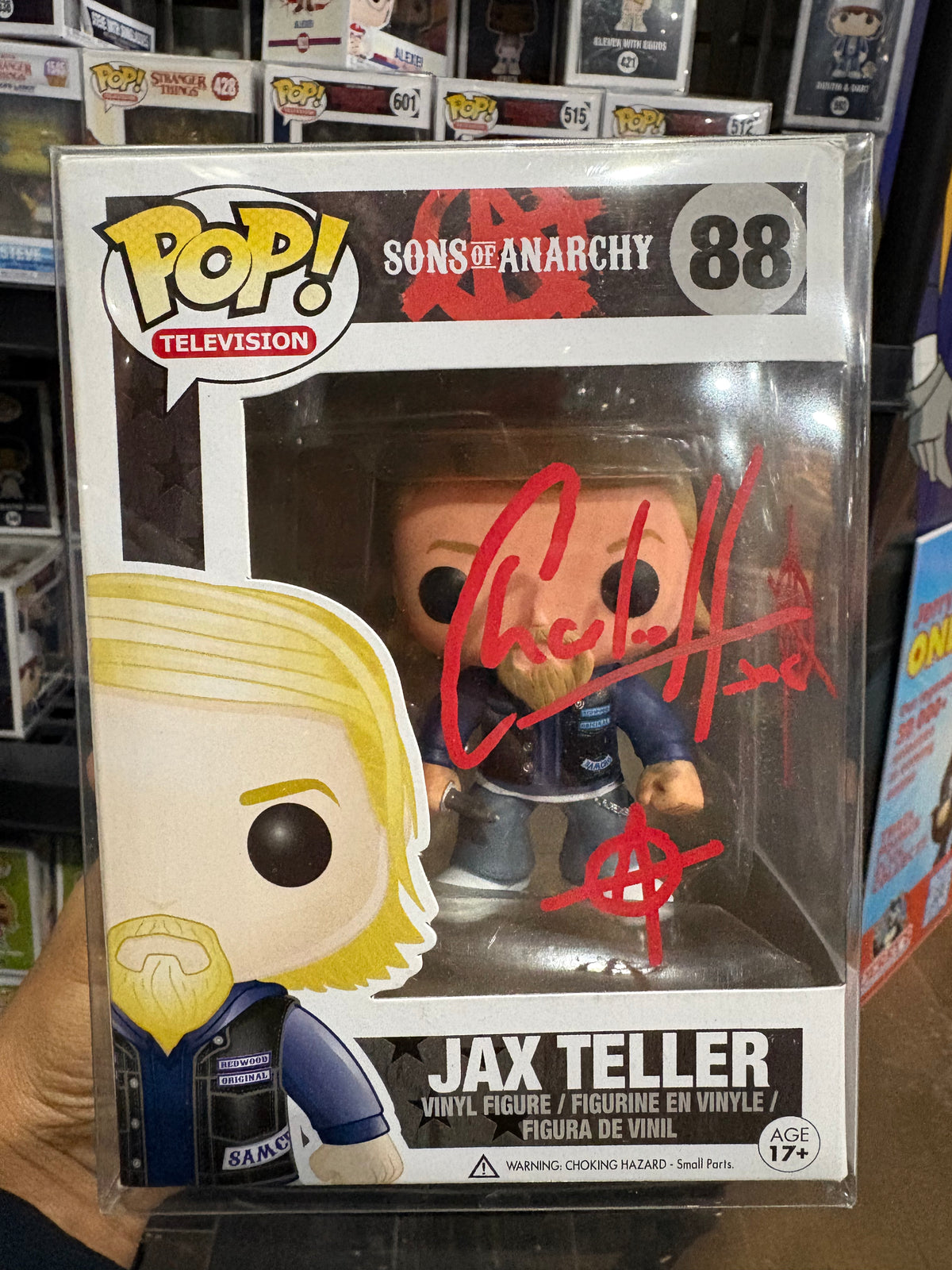 Funko Pop! Jax Teller (Signed by Charlie Hunam - NO COA) #88