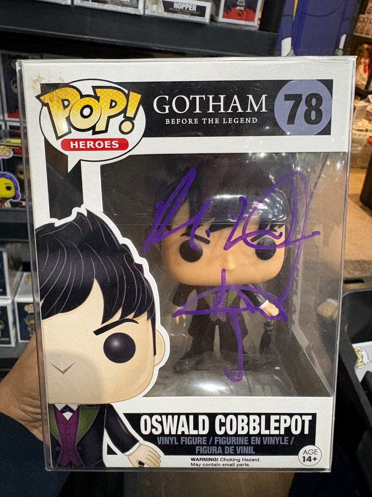 Funko Pop! Oswald Cobblepot (Signed by Robin Lord Taylor - NO COA) #78