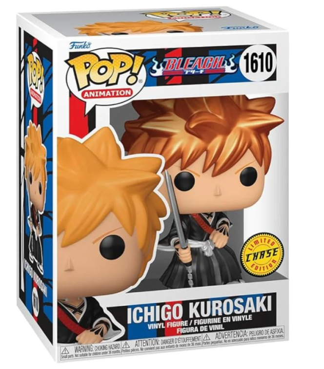 Funko Pop! Animation: Bleach - Ichigo Kurosaki #1610 Metallic Chase