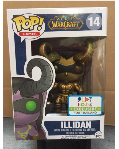 Funko Pop Games #14 -Illidan Gold - PlayHouse Thailand Exclusive - Vinyl Figure