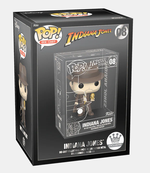 Funko Pop! INDIANA JONES DIE-CAST #08 [FUNKO SHOP EXCLUSIVE] Sealed, Possible Chase!