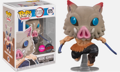 Flocked INOSUKE HASHIBIRA Demon Slayer 875 Funko Pop