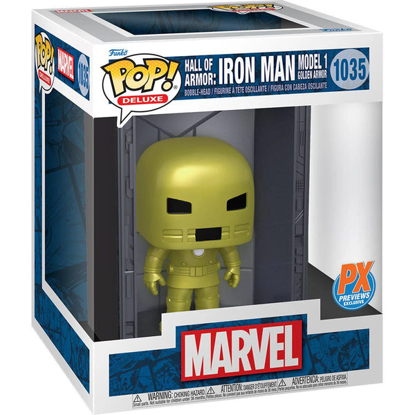 Funko Pop! Marvel: Hall of Armor: Iron Man Model 1 Golden Armor (Px Previews Exclusive) #1035