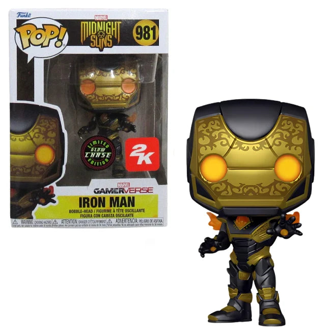 Funko Pop! Midnight Suns: Iron Man (Glow in the Dark) (Chase) (2K Exclusive) #981