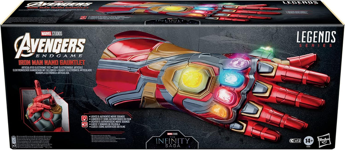 Hasbro: Marvel Legends Series - Avengers Endgame: Iron Man Nano Gauntlet (minor shelf wear)
