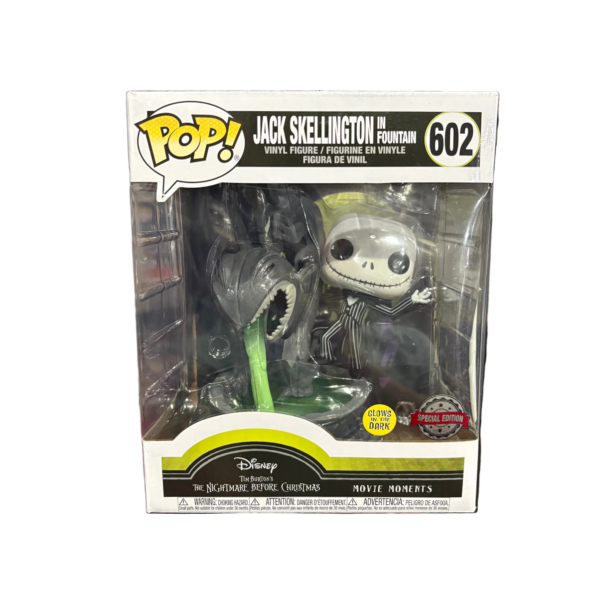Funko Pop! The Nightmare Before Christmas: Jack Skellington in fountain (Glows) [Special Edition] #602