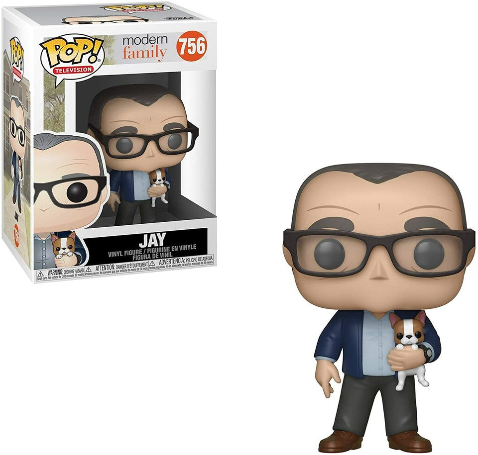 Funko Pop! Modern Family: Jay #756 (some box damage)