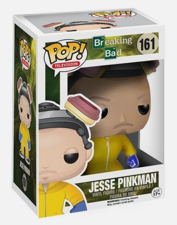 FUNKO POP TELEVISION BREAKING BAD #161 JESSE PINKMAN HAZMAT YELLOW