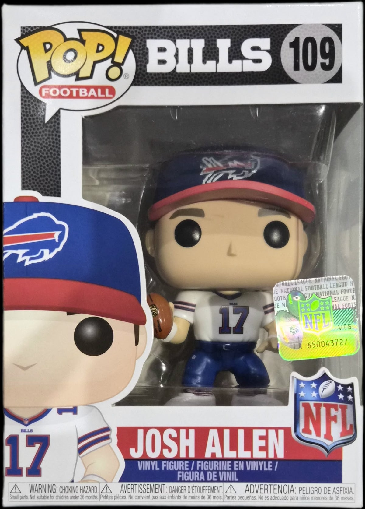 Funko Pop! NFL: Josh Allen #109