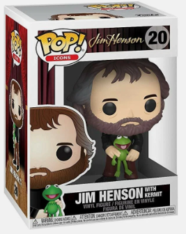 Jim Henson with Kermit Frog The Muppet Show POP! Icons #20