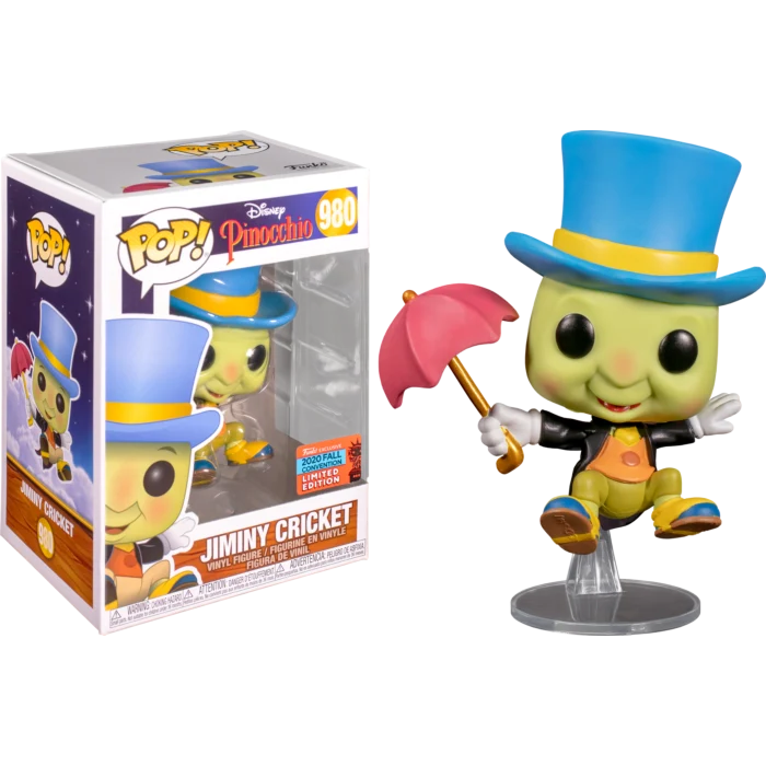 Funko Pop! Pinocchio: Jiminy Cricket (2020 Fall Convention) #980
