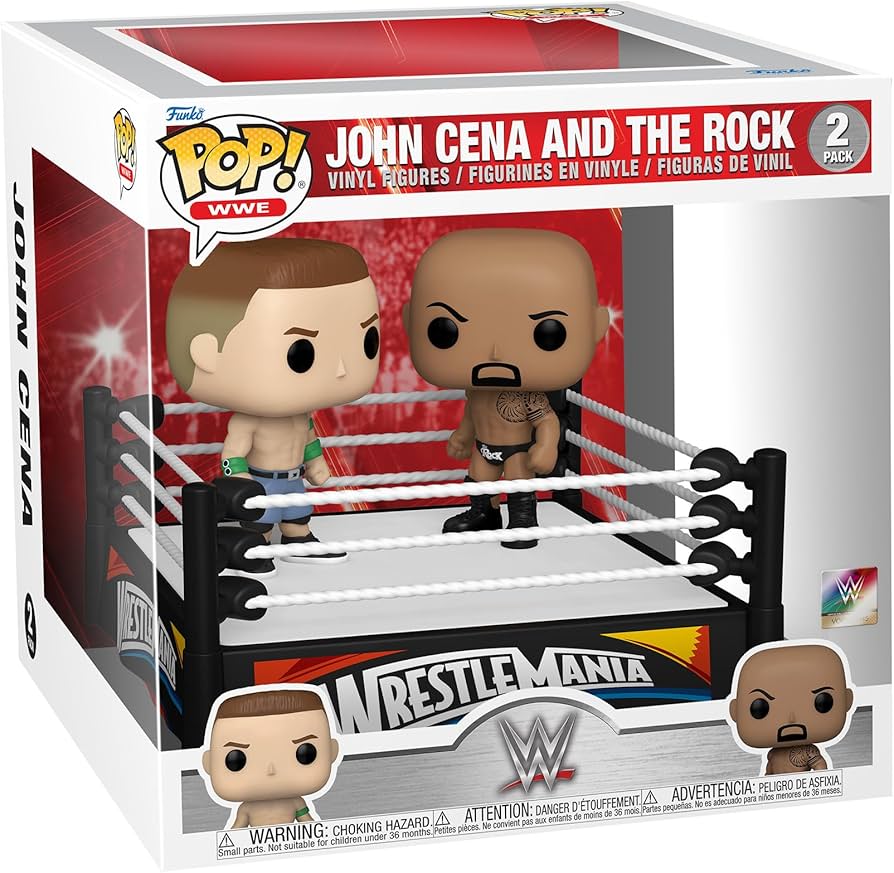 Funko Pop! John Cena and The Rock (2-Pack)