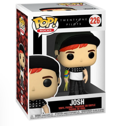 Funko POP! Rocks: Twenty One Pilots - "Stressed Out" Joshua Dun Vinyl Figure #226